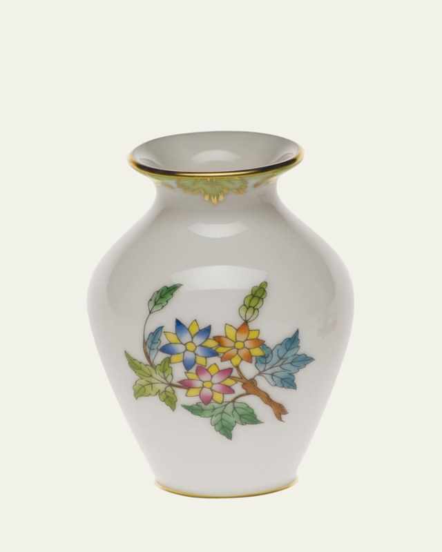 Queen Victoria Green Small Bud Vase